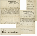 Clara Barton Autograph Letter Signed Regarding Missing Black Soldiers -- ...in relation to the Colored Troops...this search can be made nearly as successful as that for the white soldiers...